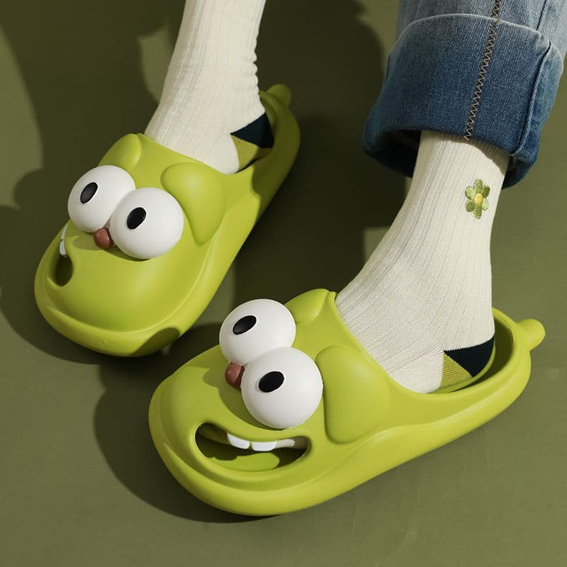 Big Eye Dog Slippers