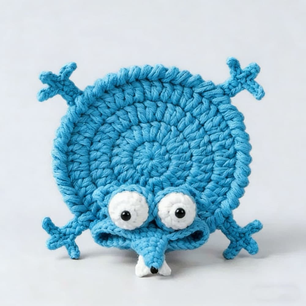 Crochet Creature Coaster